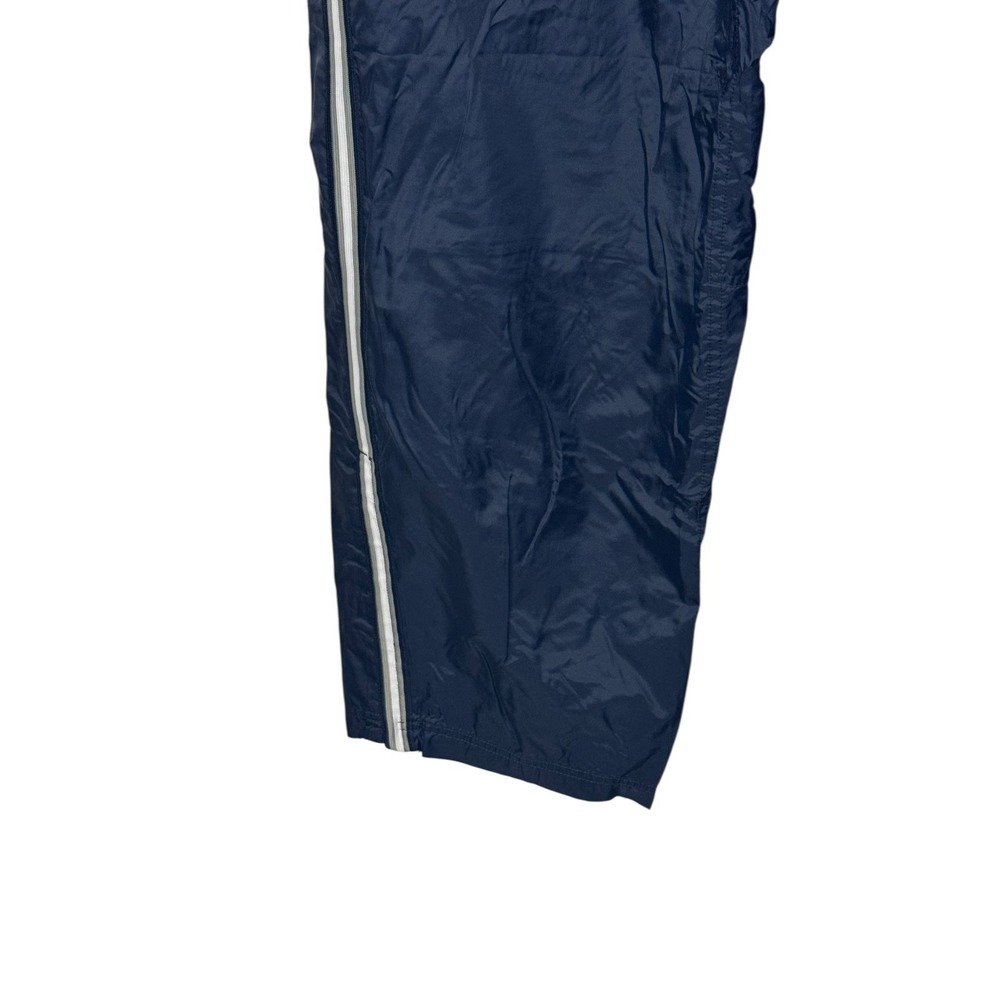 Abercrombie & Fitch Mens Track Pants Activewear Y2K Nylon Baggy Lined Navy Large - Picture 3 of 9